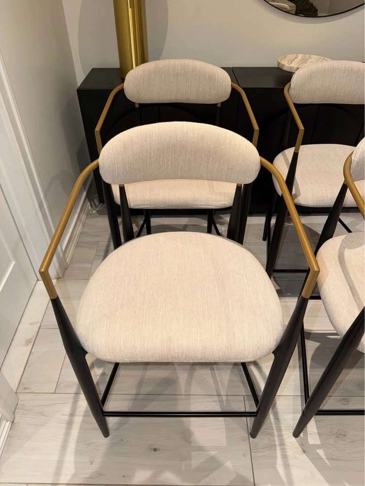 Maconay Upholstered Counter Stool (Set of 4) - photo 4
