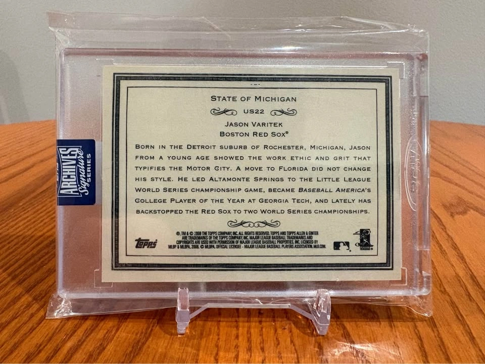 Jason Varitek Auto /47 - photo 2