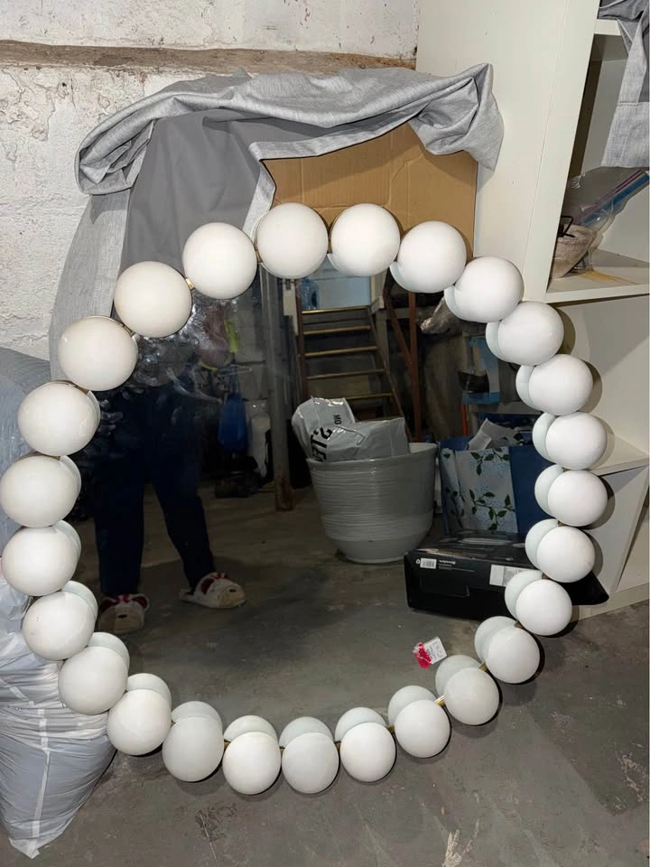 LUXE GOLD/PEARL DECOR MIRROR - photo 2