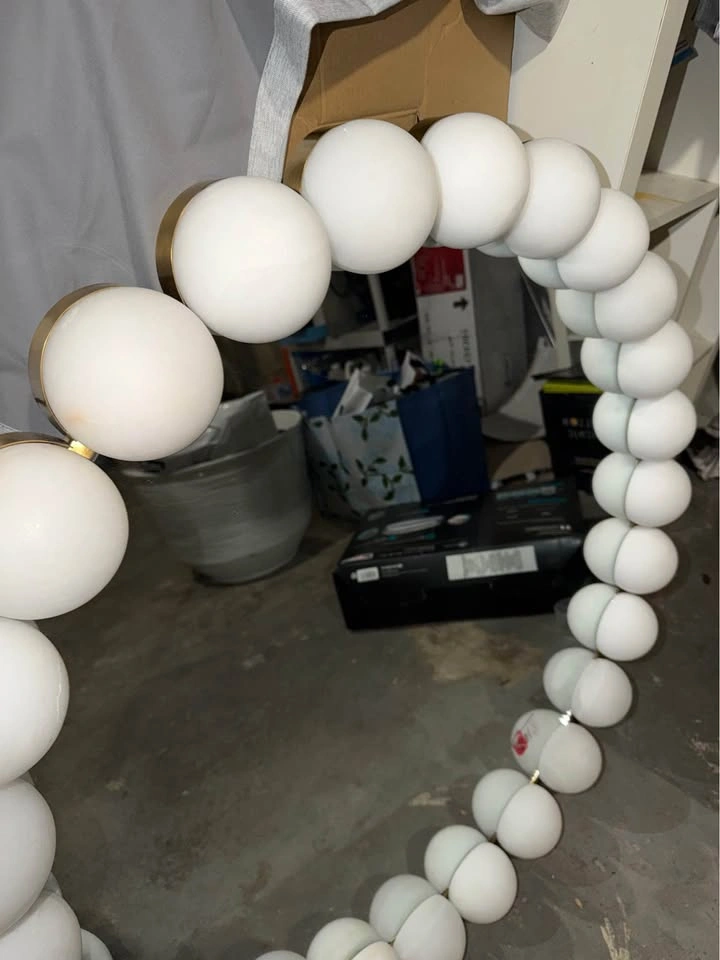 LUXE GOLD/PEARL DECOR MIRROR - photo 3