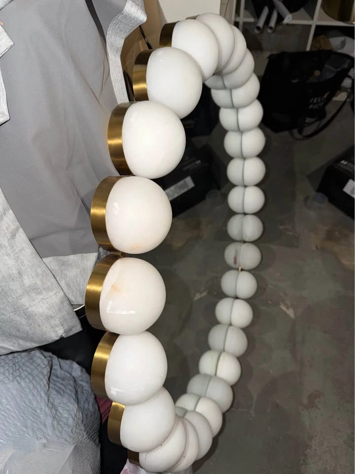 LUXE GOLD/PEARL DECOR MIRROR - photo 4