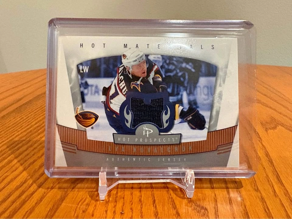 Ilya Kovalchuk Hot prospects Jersey card