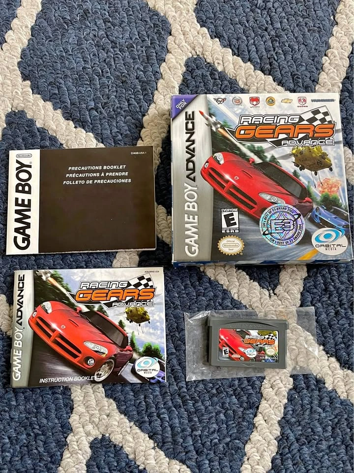 Racing Gears Advance Nintendo GBA CIB