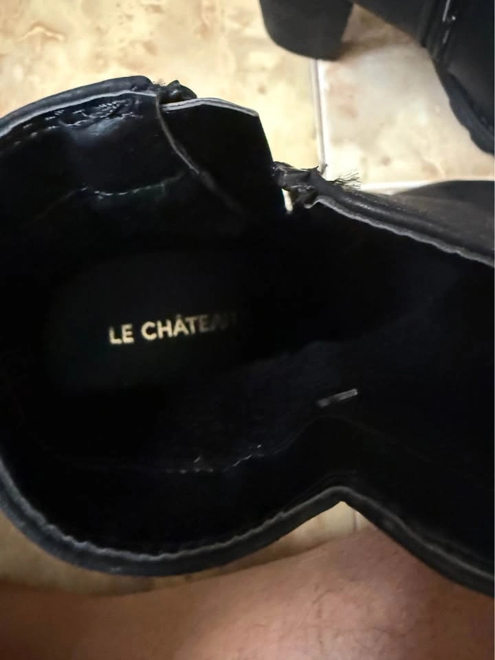 LE CHÂTEAU Black Ankle Boots Size 41 for Women - photo 2
