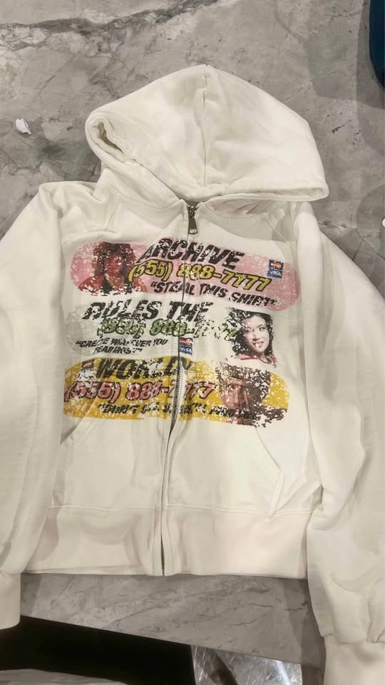 Vintage street wear type Hoodie XS