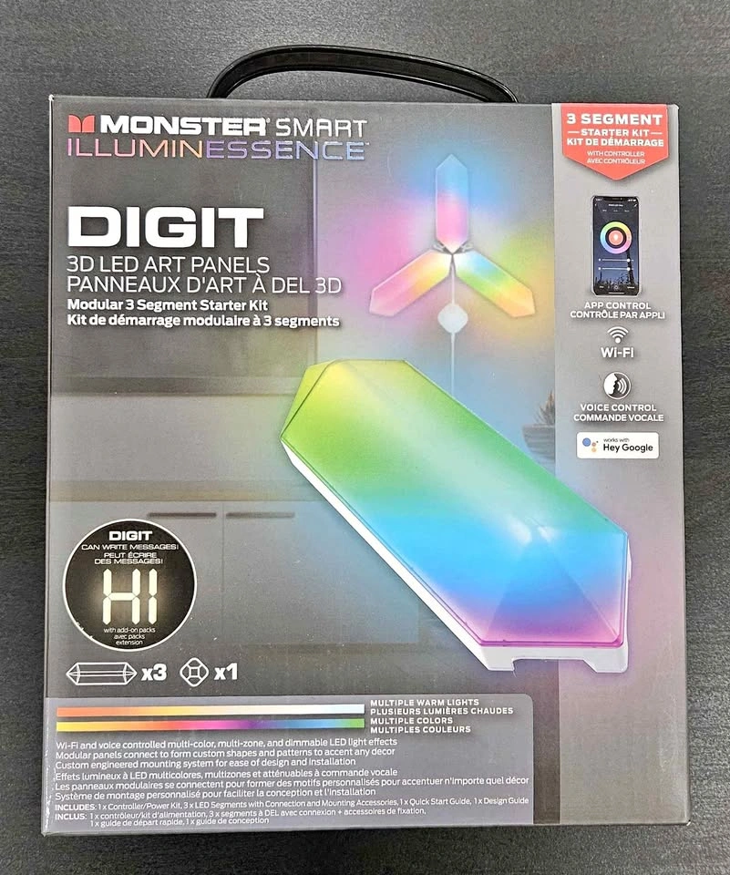 3D LED Art Panels - Starter Kit + add on pack