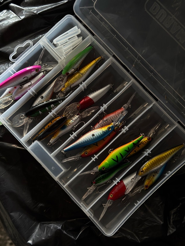 Tackle Box full of Fishing Lures
