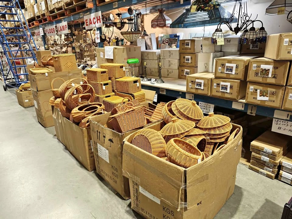 Woven Wicker Baskets - Various Styles