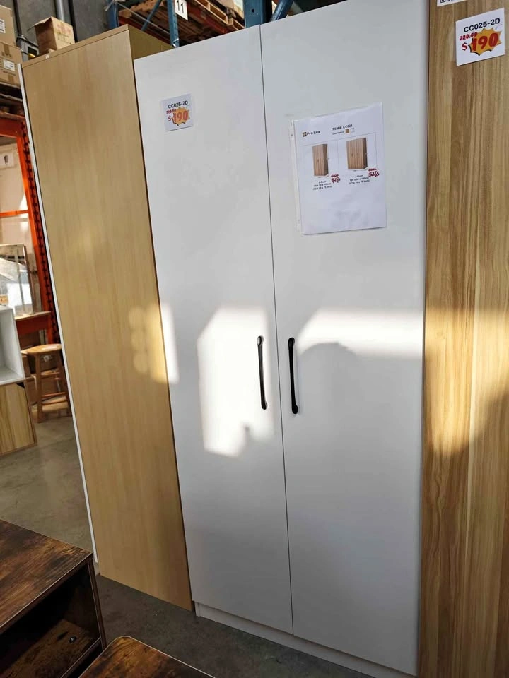 Pro Lite CC025 2-Door Wardrobe from $190