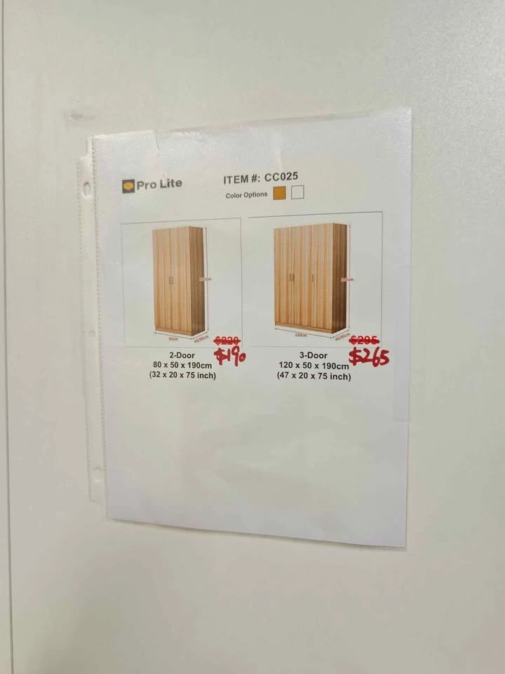 Pro Lite CC025 2-Door Wardrobe from $190 - photo 4