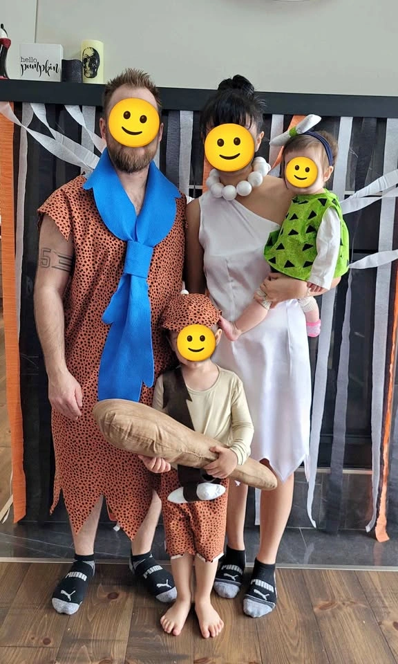 Flintstones family costumes-only Fred available