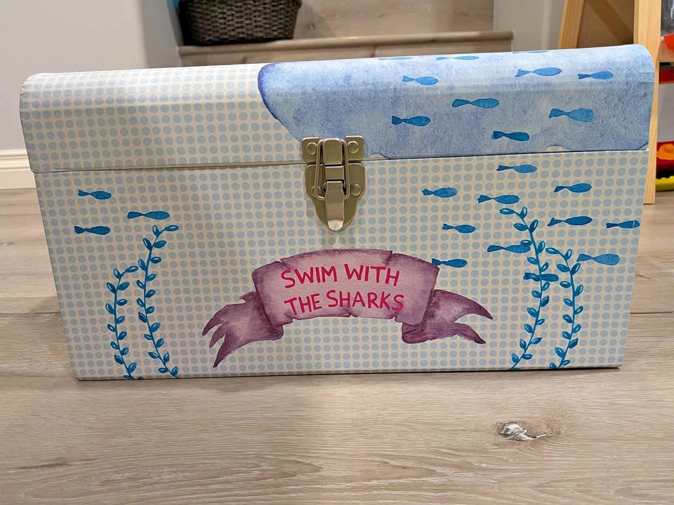 Ocean themed treasure box