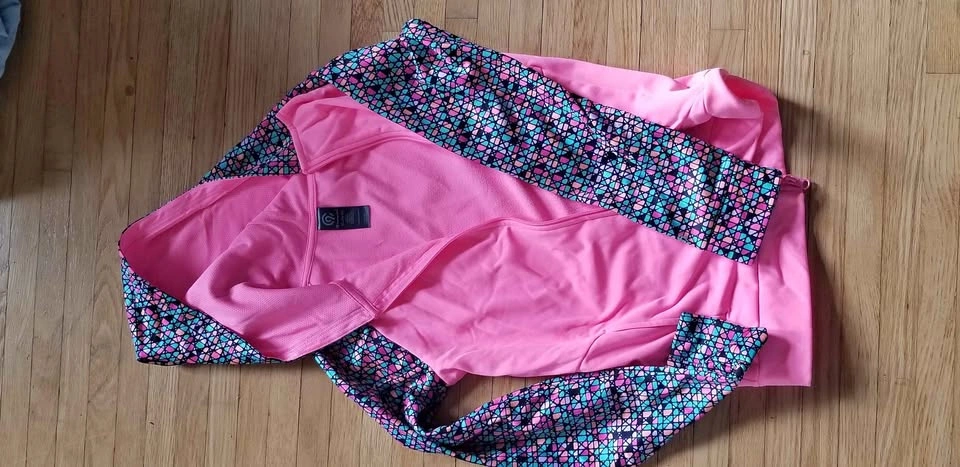 Champion pink zip-up hoodie