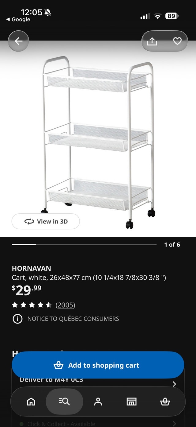IKEA HORNAVAN Cart - photo 4