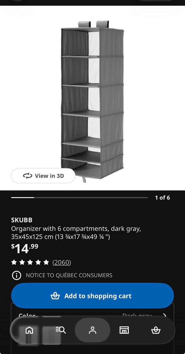 IKEA RIGGA Clothes Rack and SKUBB Hanging Organizer - photo 3