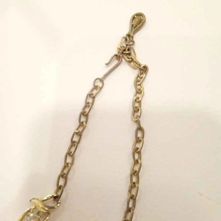 Vintage Gold Tone Aurora Borealis Necklace Signed Coro - photo 5