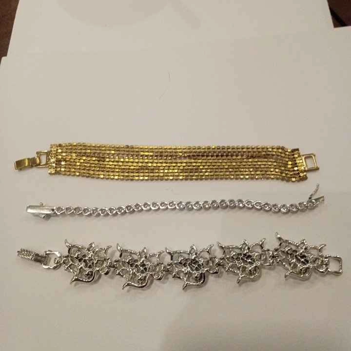 Vintage Rhinestone Bracelets $10 Each or $25 all - photo 5