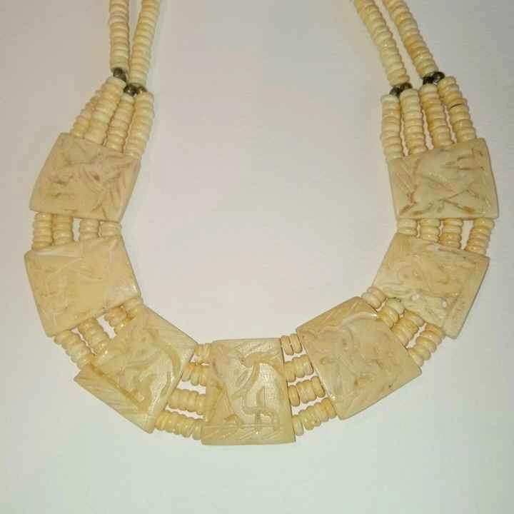 Vintage Bone Necklace - photo 2