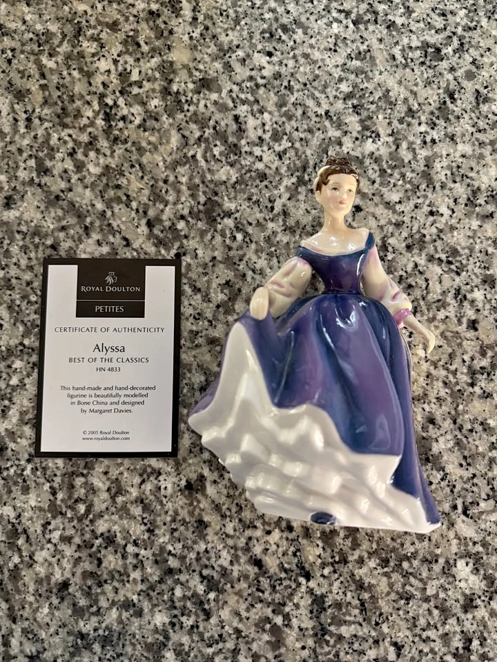 Pair of Royal Doulton Petites Figurines – Alyssa & Lauren