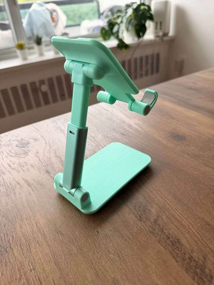 Adjustable Phone/Tablet Stands (Set of 2) – Mint Green, New - photo 2