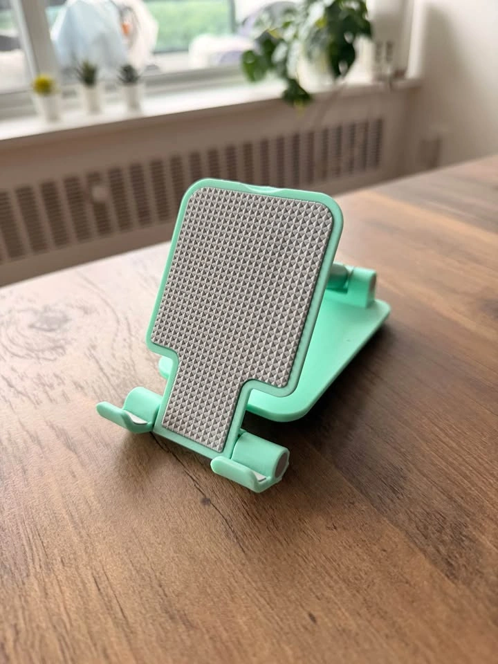 Adjustable Phone/Tablet Stands (Set of 2) – Mint Green, New - photo 3