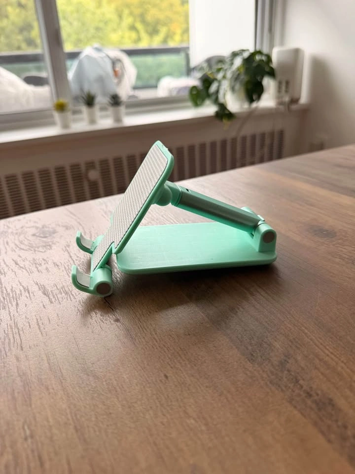 Adjustable Phone/Tablet Stands (Set of 2) – Mint Green, New - photo 4
