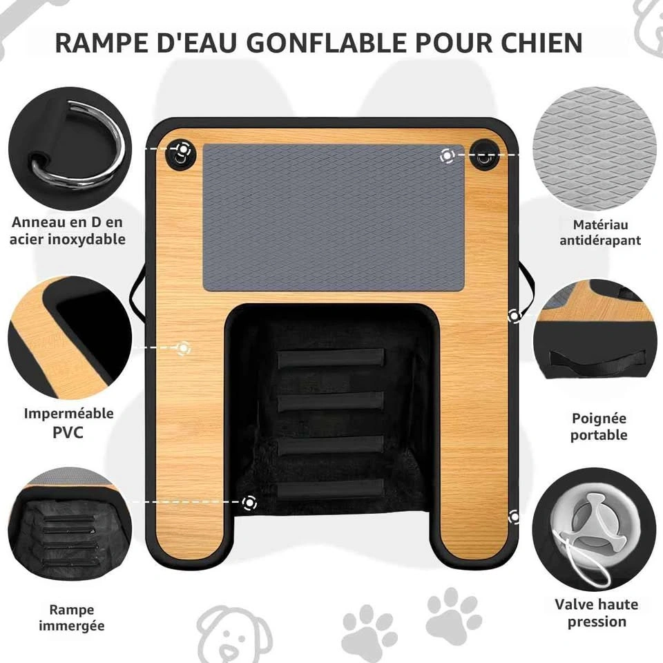 Inflatable Dog Water Ramp 200LB – Boat, Dock, Pool & Lake - photo 3