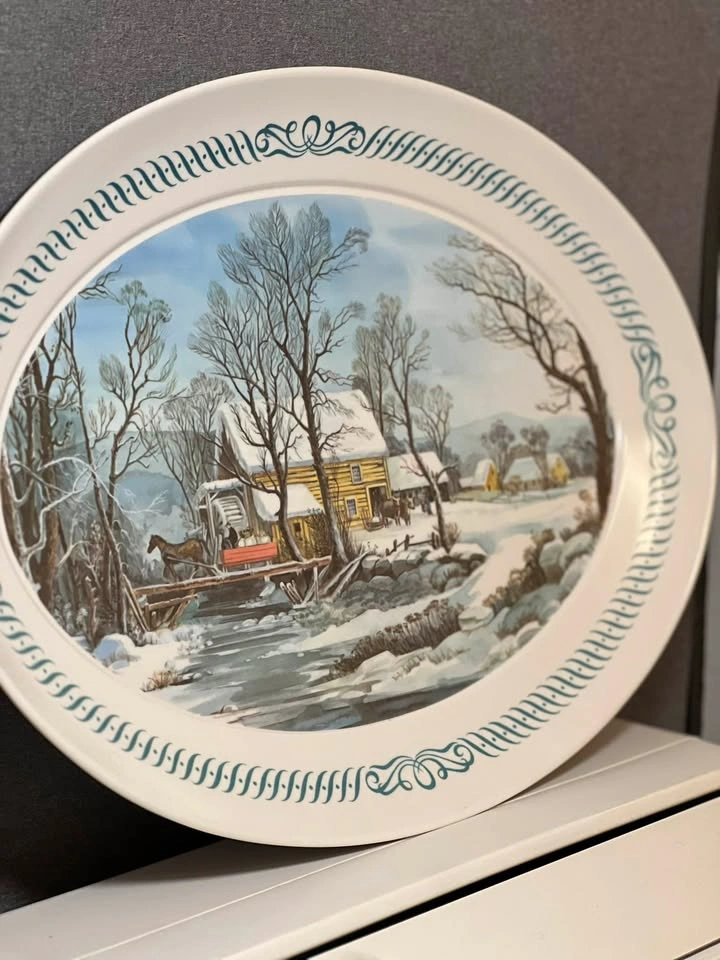 Vintage Brookpark Melamine Oval Serving Platter - 21 inch - photo 4