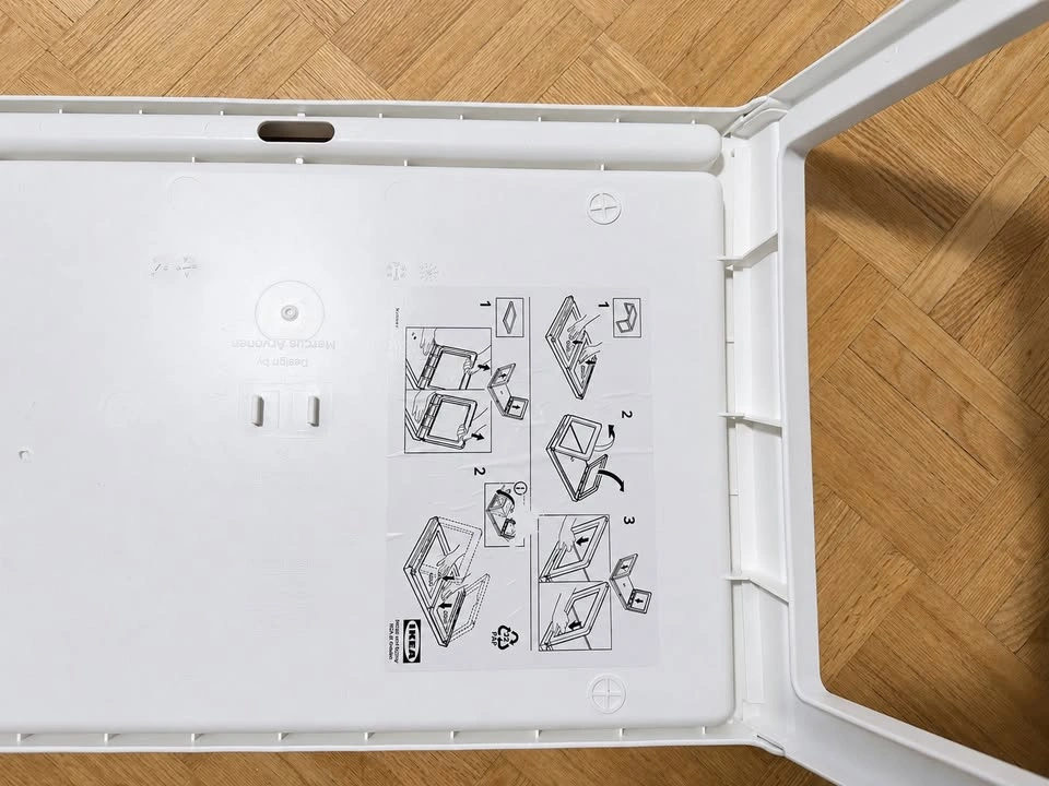 IKEA KLIPSK Bed Tray - White - Good Condition - photo 2