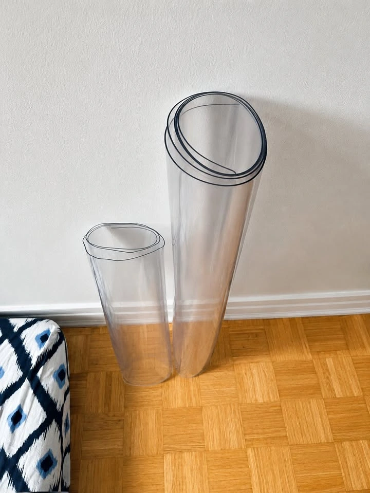 2 Clear Table Cover Protectors – Different Sizes