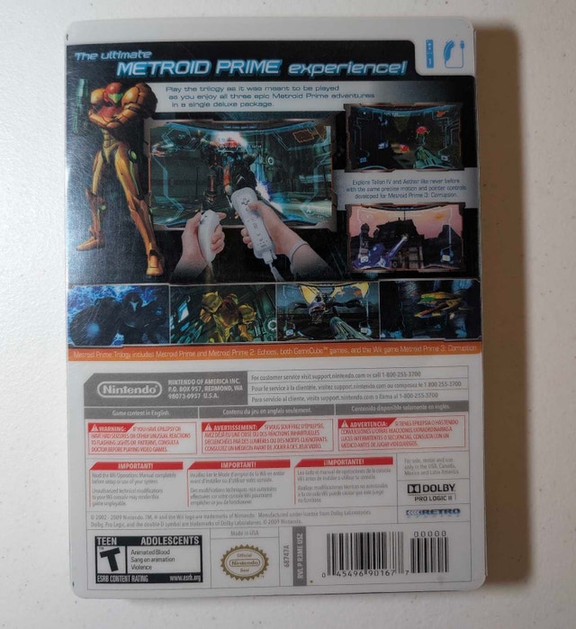 Metroid Prime Trilogy Collector's Edition (Nintendo Wii) - photo 2