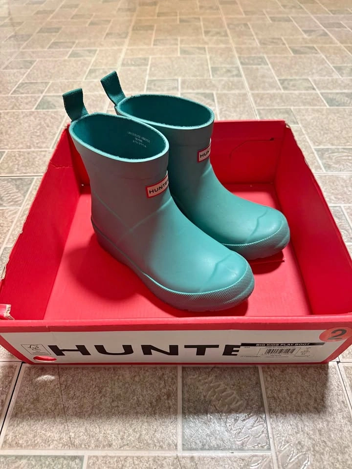 Hunter Play Boot (Little Kid/Big Kid) Thrum Green SIZE US 1