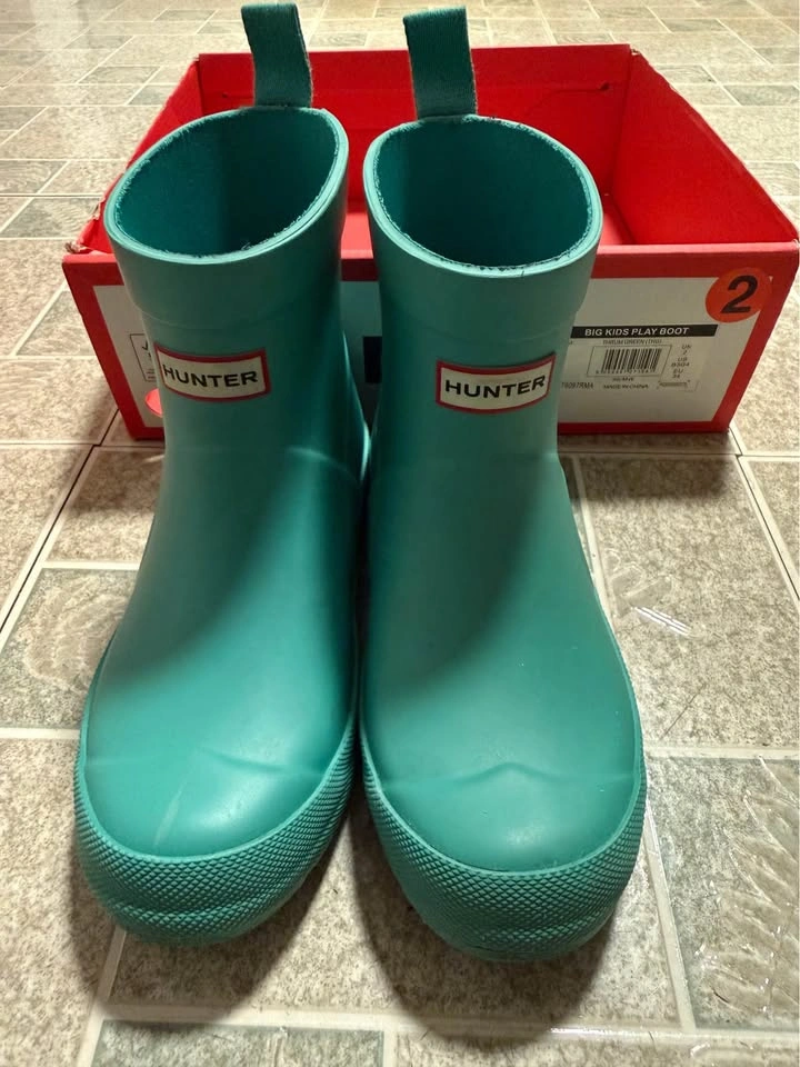 Hunter Play Boot (Little Kid/Big Kid) Thrum Green SIZE US 1 - photo 3