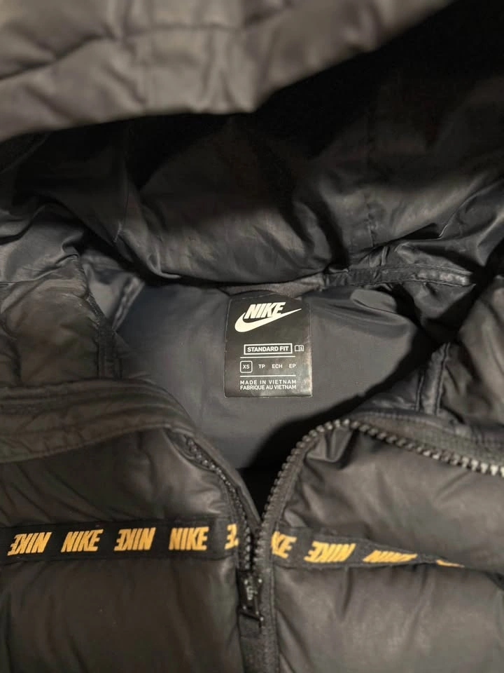 Nike Big Kids Sportswear Down Full Zip Jacket Metallic Gold XS - photo 3