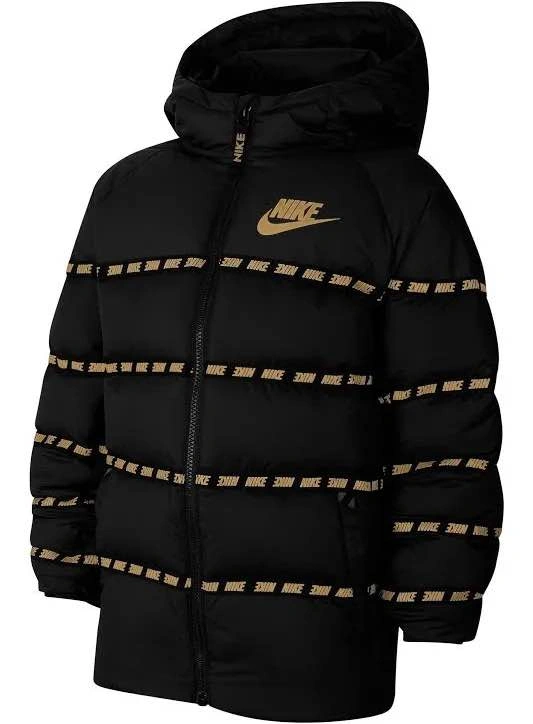 Nike Big Kids Sportswear Down Full Zip Jacket Metallic Gold XS - photo 4