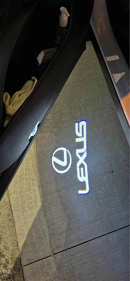 Lexus project logo door lights