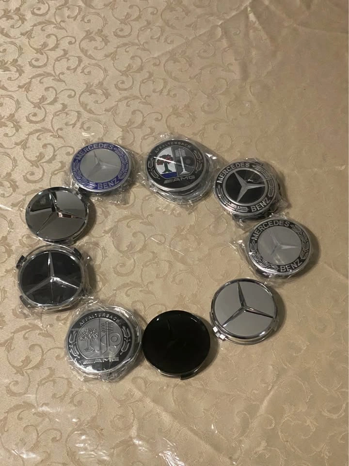 Mercedes center caps logo - photo 3