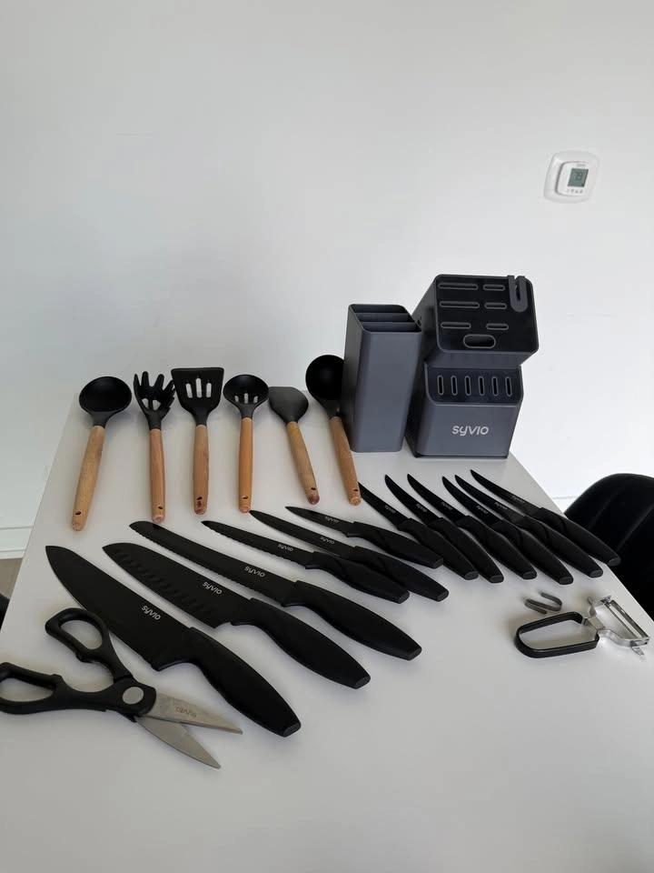 syvio 21-in-1 Kitchen Knife & Silicone Utensil Set - photo 2