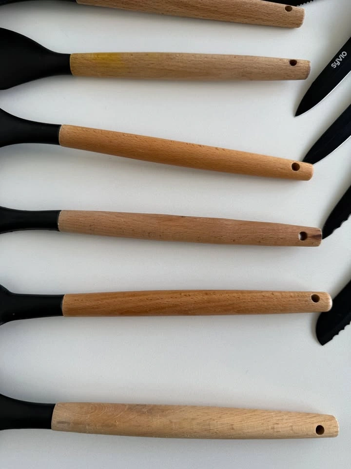 syvio 21-in-1 Kitchen Knife & Silicone Utensil Set - photo 3