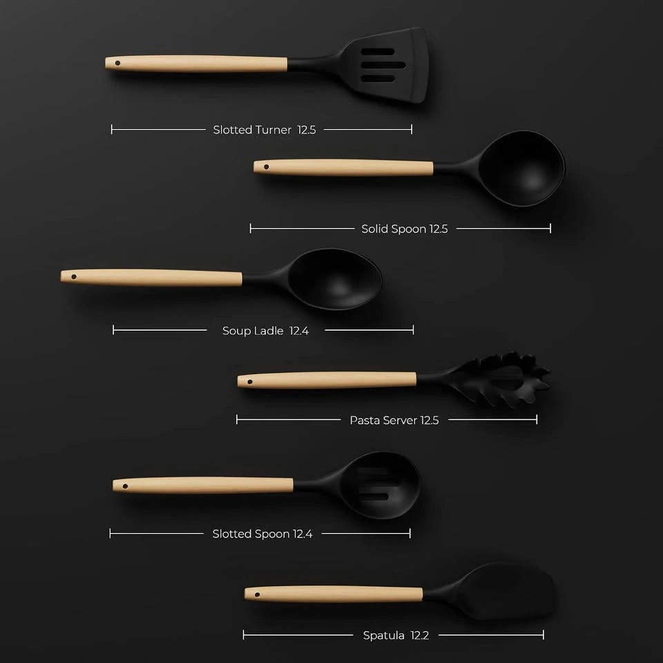 syvio 21-in-1 Kitchen Knife & Silicone Utensil Set - photo 4