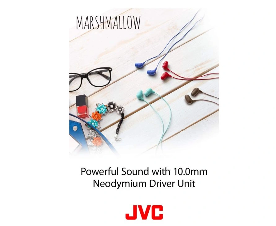 NEW JVC Marshmallow Memory Foam, remote, microphone headphones - - photo 5
