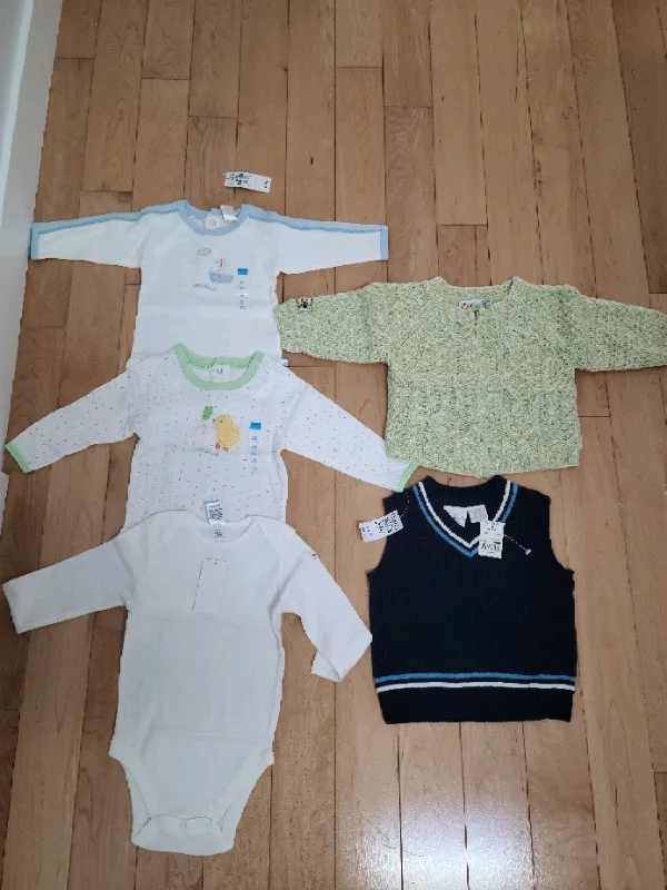 Lot of Brand New Boys Clothes - Size 3-12 mos thumbnail