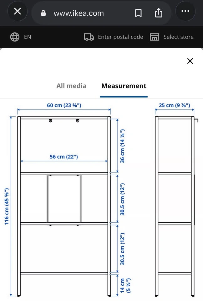 IKEA Baggebo metal shelf - photo 3
