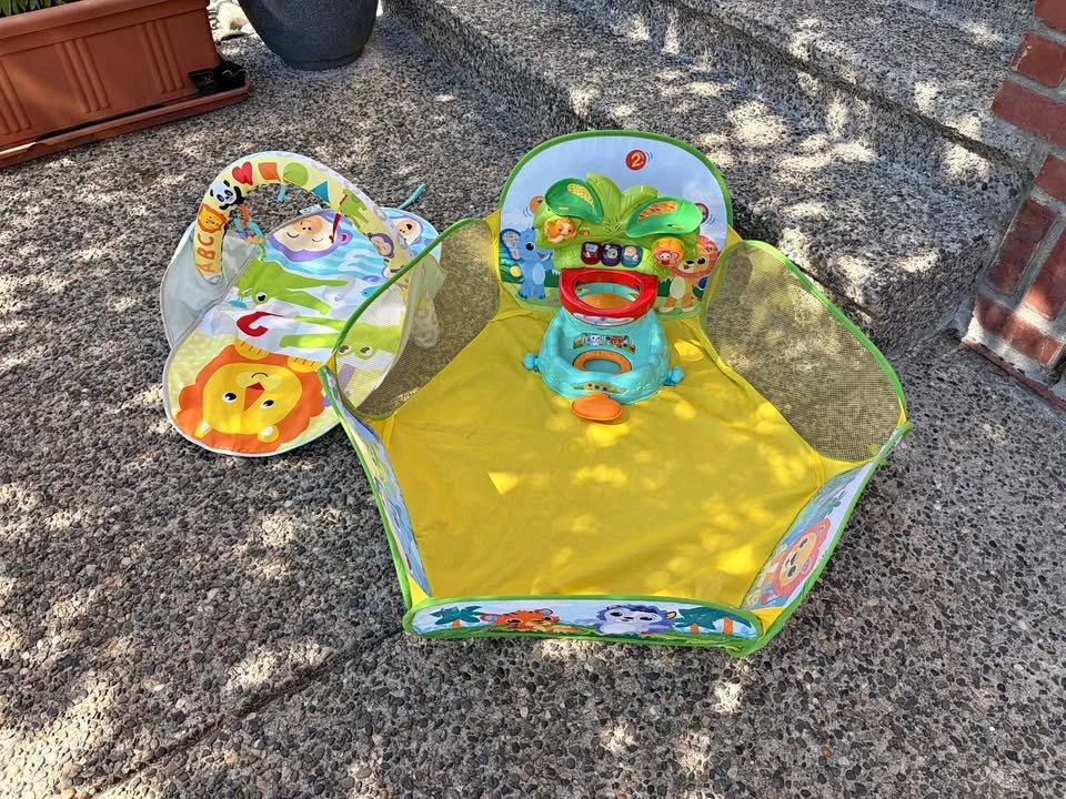 Fisher-Price Baby Gym and VTech Pop-a-Ball Ball Pit Set
