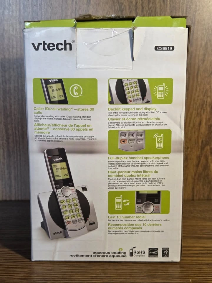 Vtech Cordless Home Phone System - photo 3