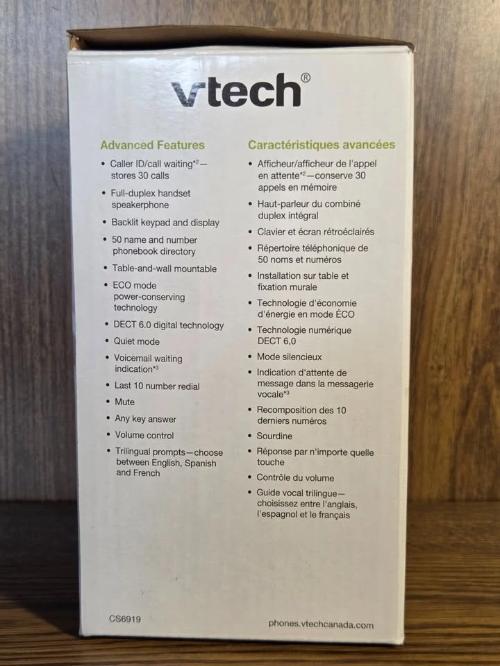 Vtech Cordless Home Phone System - photo 4