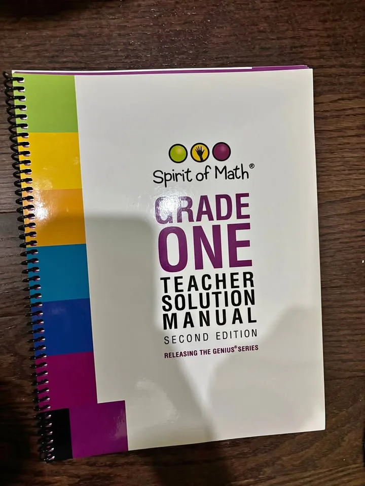 Spirit of Math – Grade 1 Teacher Solution Manual thumbnail