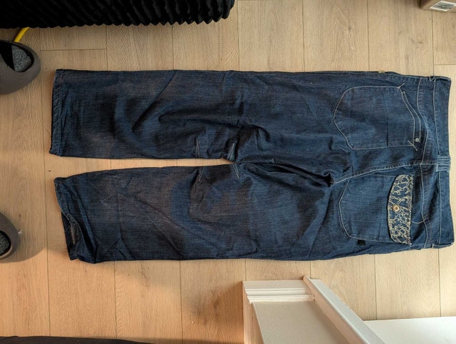 Rare Air Jordan 20th Anniversary Laser Baggy Jeans - photo 2
