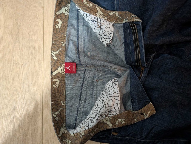 Rare Air Jordan 20th Anniversary Laser Baggy Jeans - photo 3