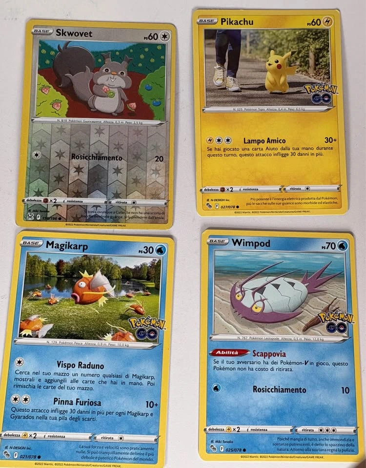 Italian Pokémon Cards Lot - Pokémon GO & Lost Origin - photo 2